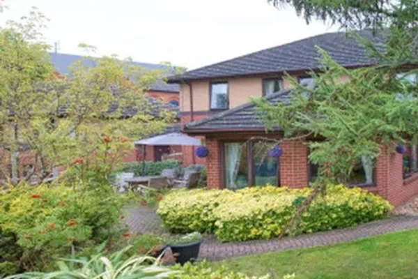 The outside of The Cedars and Larches Care Home